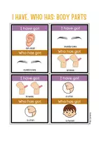 Vorschau - Bildkarten - I HAVE GOT, WHO HAS GOT BODY PARTS - Seite 2