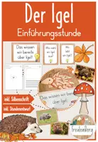Vorschau - Arbeitsblätter - 1. Stunde: Der Igel - Einführungsstunde (Vorwissen) - Deckblatt