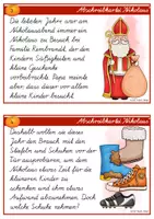 Vorschau - Arbeitsblätter - Nikolaus - Lese- & Abschreibkartei - SAS - Seite 3