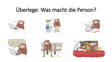 Vorschau - Präsentationen/Tafelbilder - PowerPointPräsentation: Verben - Seite 1