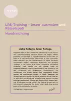 Vorschau - Arbeitsblätter - Leseförderung – lesen, ausmalen und Rätselspaß - Seite 1