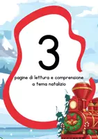 anteprima - Testo - Il treno rosso - lettura e comprensione natalizia - Pagina di copertina