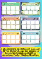 Vorschau - Arbeitsblätter - Tierklassen kennenlernen – Legespiel mit 96 Bildkarten für Kita, Vorschule und Grundschule - Seite 1