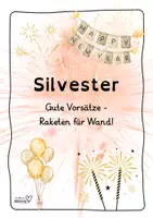 Vorschau - Arbeitsblätter - Gute Vorsätze fürs neue Jahr - Deckblatt