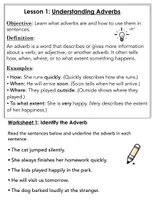 Aperçu - Feuilles d'exercices - Grammar Quest: Mastering Adverbs, Pronouns, and Prepositions! - Page 2