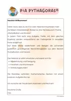 Vorschau - Mal- und Bastelvorlagen - Weihnachts-Rechenmandalas: Multiplikation & Division (Jg.5) - Seite 1