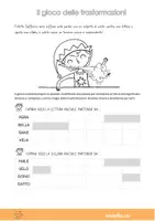 anteprima - Esercizi - Giochi linguistici - Folletto Spifferino e le trasformazioni - Pagina 2