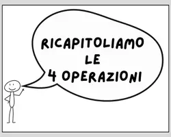 anteprima - Materiale di supporto/inclusione - RICAPITOLIAMO LE 4 OPERAZIONI - CL.4 E 5 - Pagina 1