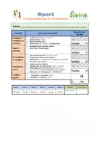 Vorschau - Anderer Materialtyp - Bewertungsbogen - Komplexübung im Basketball - Seite 1