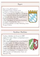Vorschau - Unterrichtsreihen - Wissenskartei Bundesländer Deutschland Wappen (groß) - Seite 1