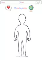 Vorschau - Arbeitsblätter - Sprachenportrait DaZ - Welche Sprachen sprichst du? - Seite 1