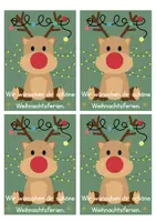 Vorschau - Anderer Materialtyp - Weihnachtsferiengruß „Rentiernase“ - Seite 2