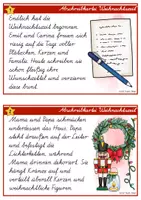 Vorschau - Arbeitsblätter - Weihnachtszeit - Lese- & Abschreibkartei - SAS - Seite 2