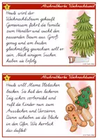 Vorschau - Arbeitsblätter - Weihnachtszeit - Lese- & Abschreibkartei - SAS - Seite 3