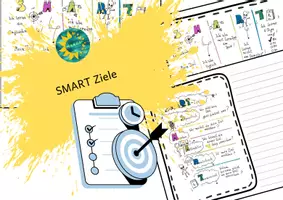 Vorschau - Unterrichtsreihen - SMART Ziele setzen - mit Vorlage - Deckblatt