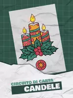 anteprima - Esperimenti - Circuito di carta - Candele natalizie - Pagina di copertina