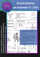 Vorschau - Stundenentwürfe - Arbeitsblätter Buchstaben XY Schulausgangsschrift & Schreiblehrgang - Deckblatt
