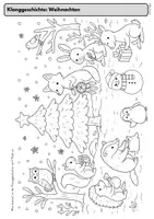 Vorschau - Arbeitsblätter - Klanggeschichte Weihnachten im Winterwald, Musikunterricht Klasse 1, Arbeitsblätter - Seite 2
