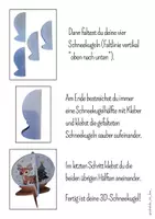 Vorschau - Mal- und Bastelvorlagen - 3-D-Schneekugeln - Anleitung zum Basteln und Schnittvorlagen - Seite 3