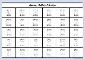 Vorschau - Spiele - Brettspiel Verben konjugieren (alle Zeitformen) - Seite 3