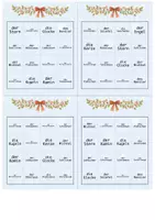 Vorschau - Spiele - Bingo - Weihnachtswörter - Seite 1