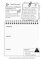 Vorschau - Arbeitsblätter - Creative writing skills: How to write a speech - Seite 1