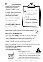 Vorschau - Arbeitsblätter - Creative writing skills: How to write a speech - Seite 2