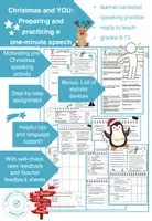 Vorschau - Arbeitsblätter - One-minute speech: Christmas and YOU - Seite 1