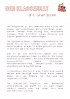 Vorschau - Merkblätter - Klassenrat Materialpaket – Regeln, Rollen, Ablauf, Protokoll, Poster & Karten - Seite 1