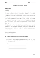 Vorschau - Klassenarbeiten - Probearbeit & Klassenarbeit "Fabeln" mit Beurteilungsbogen - Seite 1