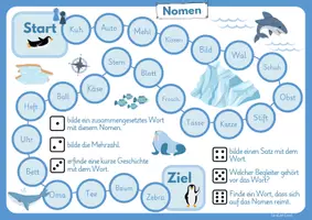 Vorschau - Spiele - Spielbrett Deutsch und Mathe - Seite 1