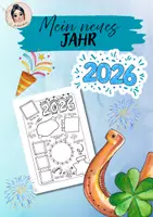 Vorschau - Arbeitsblätter - Vorsätze Neujahr 2026 - Deckblatt