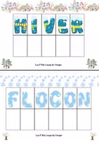Aperçu - Jeux - Les mots de l'hiver - Page de couverture