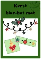 Voorbeeld - Kerst blue-bot mat - Voorblad
