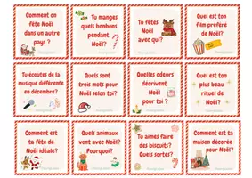 Vorschau - Aufgabenkarten - Sprechkarten Französisch Weihnachten: Noël - Seite 2