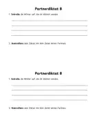 Vorschau - Arbeitsblätter - Partnerdiktat - Wörter mit s und ss - Seite 2
