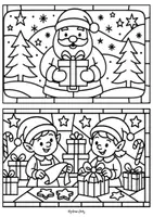 Aperçu - Feuilles d'exercices - 8- Les vitraux de Noël - Page de couverture