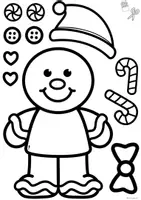 Vorschau - Arbeitsblätter - Weihnachten einfache Bilder basteln Vorschule, Klasse 1, Klasse 2, Förderschule - Seite 2