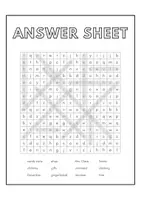 Vorschau - Arbeitsblätter - Christmas Word Search Worksheet - Seite 1