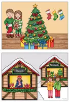 Vorschau - Fördermaterial/Inklusion - Wimmelbilder - Weihnachtszeit - Seite 1