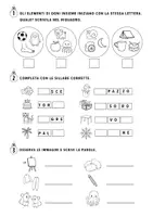 anteprima - Esercizi - ✏️ Scheda didattica – CONSONANTI L, M, P, T - Pagina di copertina
