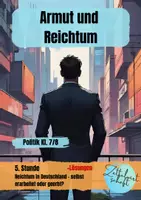 Vorschau - Stundenentwürfe - Reichtum in Deutschland – Wie entstehen große Vermögen? Gruppenpuzzle zu vier deutschen Unternehmerfamilien - Deckblatt