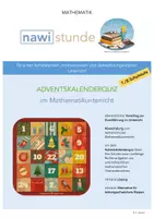 Vorschau - Spiele - ADVENTSKALENDERQUIZ im Mathematikunterricht - Deckblatt
