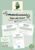 Vorschau - Unterrichtsreihen - Medienkonsum Probeprojekt WiK 8+9 Schon fertig!? - Deckblatt