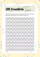 Vorschau - Poster - Plakat A4 100 freundliche Taten Soziales Lernen Klassengemeinschaft stärken - Deckblatt