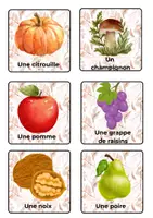Aperçu - Affichage - Imagier de l'automne - Page 1