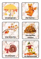 Aperçu - Affichage - Imagier de l'automne - Page 3