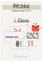 Vorschau - Fördermaterial/Inklusion - Blitzblick ZR 10 – Zahlen simultan erfassen | 1. Klasse - Deckblatt