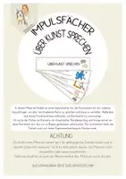 Vorschau - Aufgabenkarten - Über Kunstwerke sprechen - Impulsfächer Kunstritual - Deckblatt