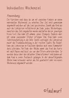 Vorschau - Fördermaterial/Inklusion - Individuelles Wochenziel - Kärtchen - Seite 1